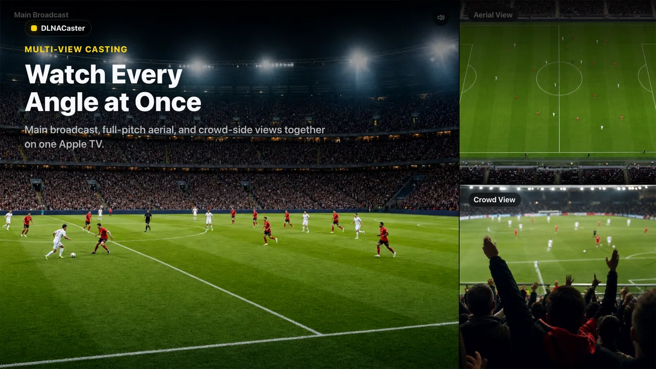 Watch four live streams at once